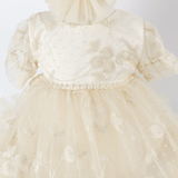 Trusou botez fetita cu dantela Calipso - Botez bebelusi