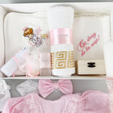 Set botez fetiță personalizat manual și elegant