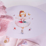 Trusou botez hand made cu rochita, lumanare si accesorii personalizate - Gisela - Botez bebelusi