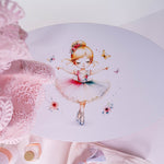 Trusou botez hand made cu rochita, lumanare si accesorii personalizate - Inara - Botez bebelusi
