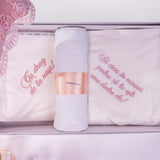 Trusou botez hand made cu rochita, lumanare si accesorii personalizate - Soraia - Botez bebelusi