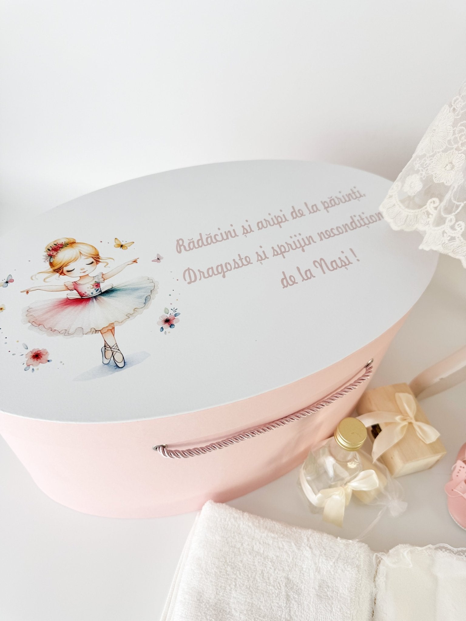 Trusou botez hand made - Madeleine - Botez bebelusi
