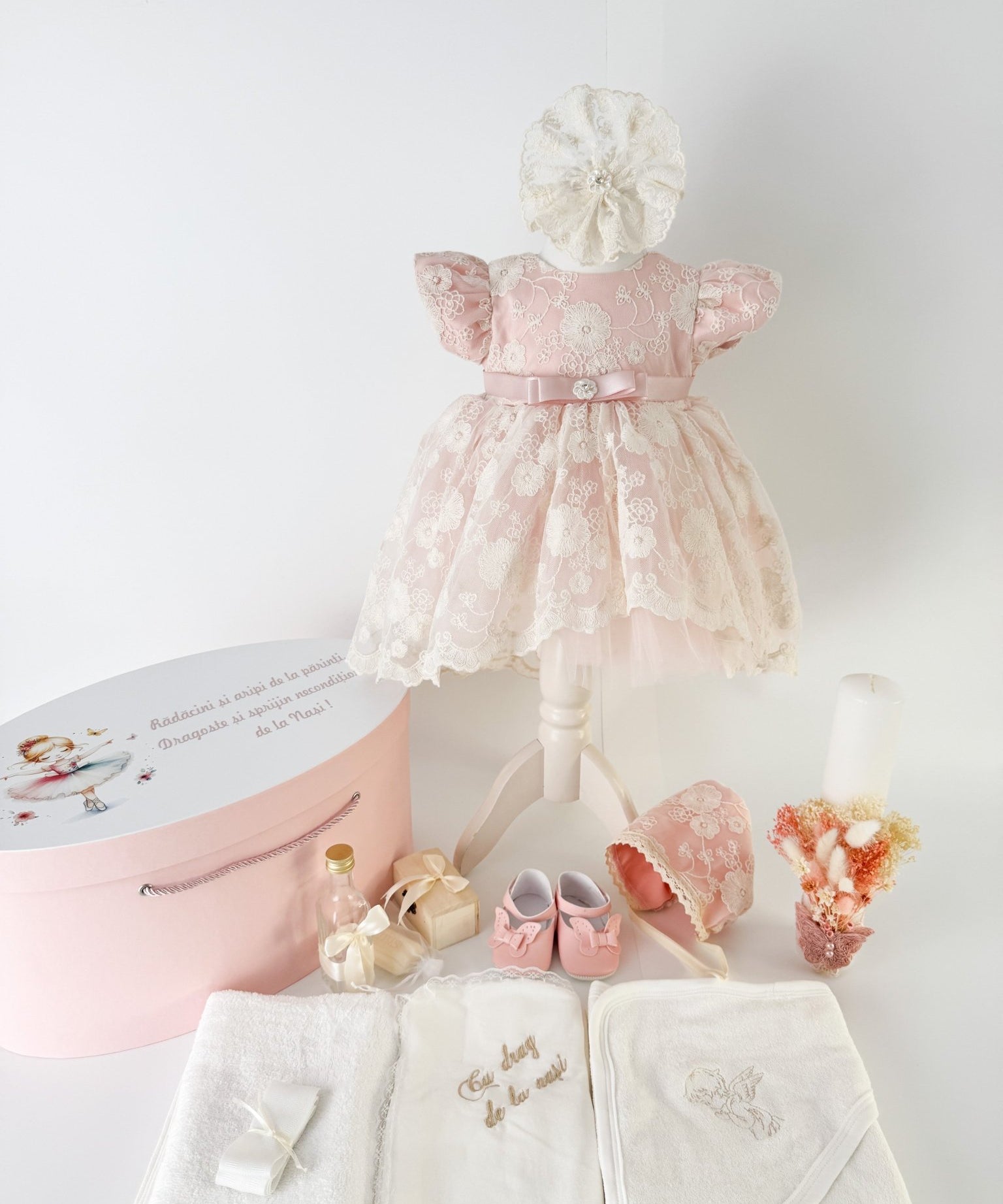 Trusou botez hand made - Madeleine - Botez bebelusi
