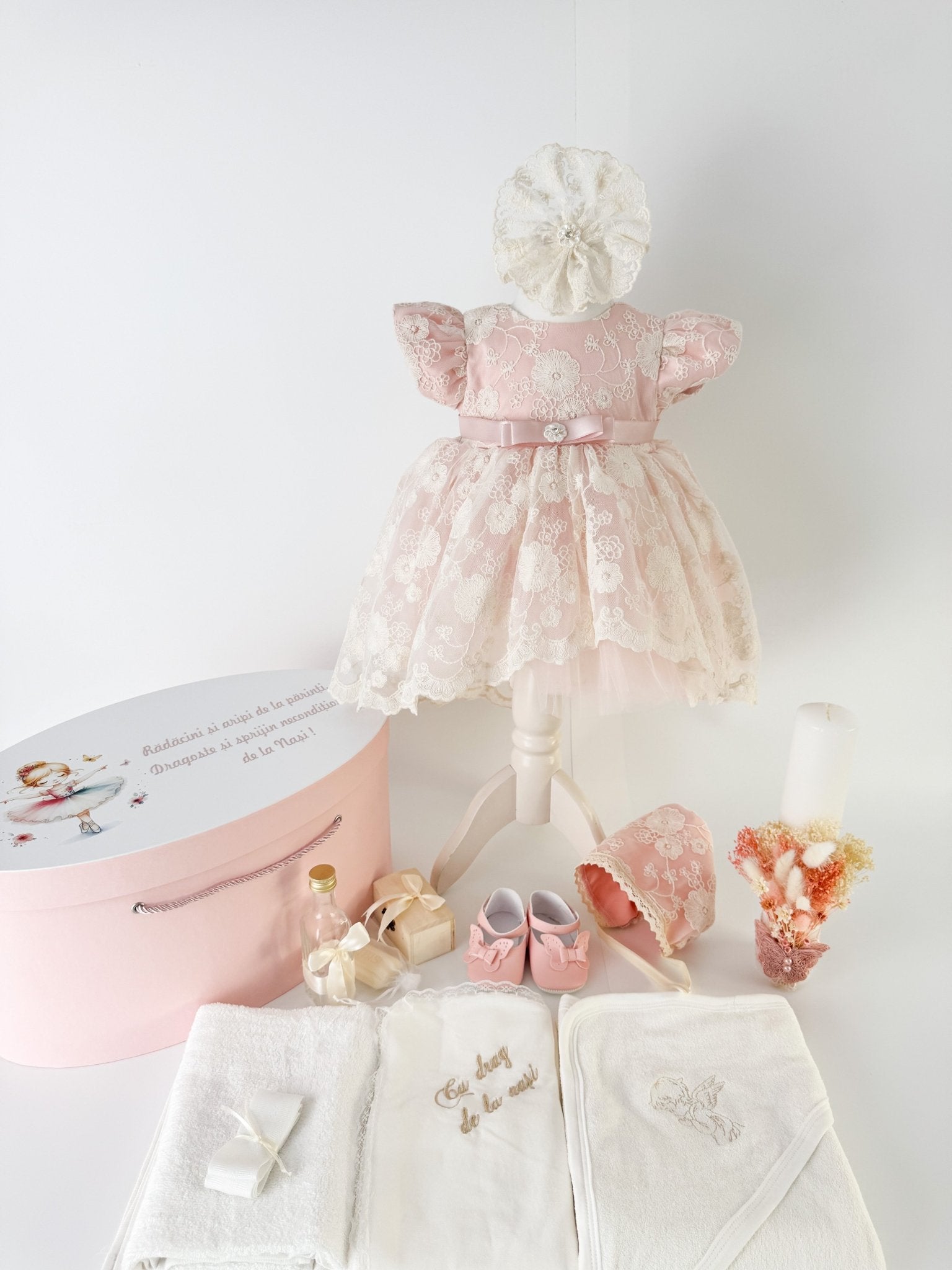 Trusou botez hand made - Madeleine - Botez bebelusi