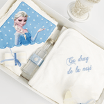 Trusou cu lumanare botez fetita Elsa - Botez bebelusi