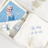 Trusou cu lumanare botez fetita Elsa - Botez bebelusi