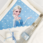 Trusou cu lumanare botez fetita Elsa - Botez bebelusi