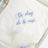 Trusou cu lumanare botez fetita Elsa - Botez bebelusi