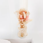 Trusou personalizat botez muselina si lumanare hand made - Talia - Botez bebelusi