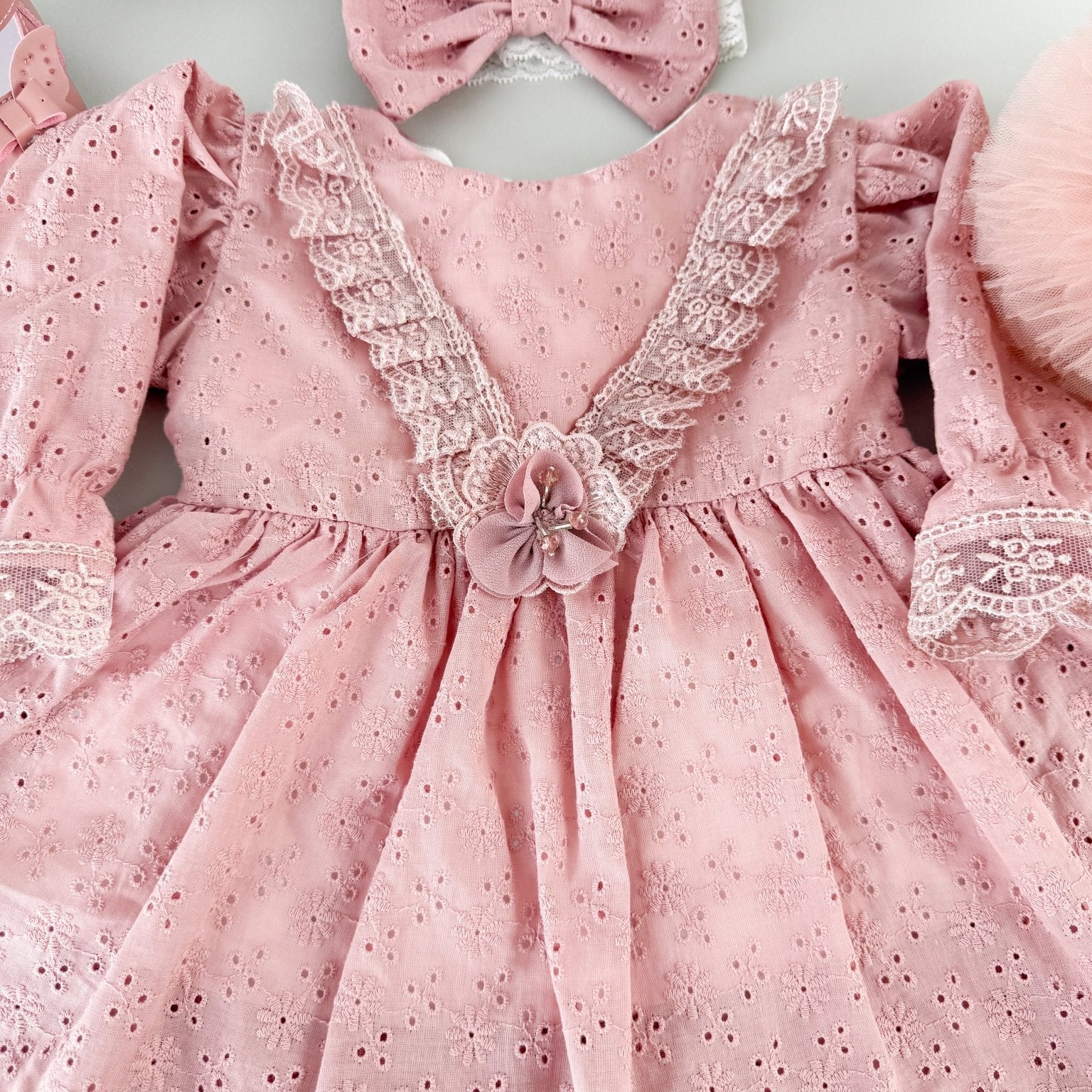 Set botez fetiță personalizat manual